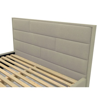 Posteľ s roštom SPECTRAL 2 sivobéžová, 160x200 cm 3