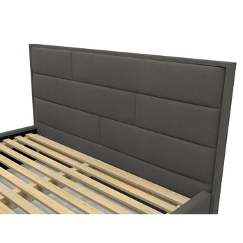 Posteľ s roštom SPECTRAL 2 tmavosivá, 140x200 cm 3