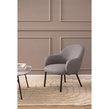 Kreslo SPENCER sivohnedá 1