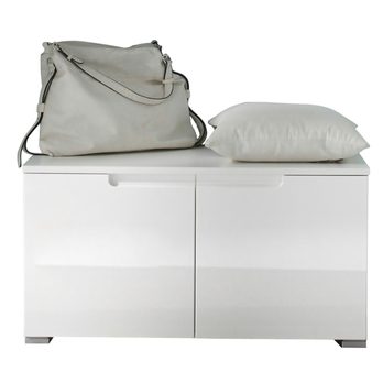 Lavica/skrinka na topánky SPICE biela 3