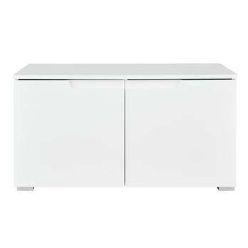 Lavica/skrinka na topánky SPICE biela 4