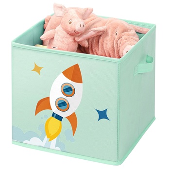 Detské úložné boxy SPICE zelená, sada 3 ks 2