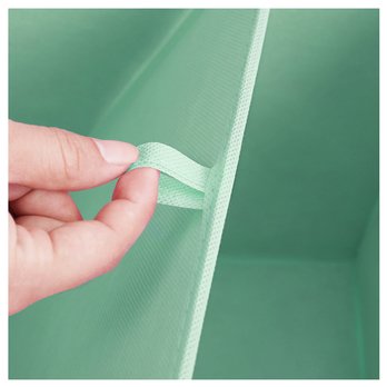 Detské úložné boxy SPICE zelená, sada 3 ks 4