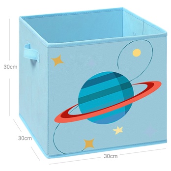 Detské úložné boxy SPICE modrá, sada 3 ks 6