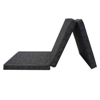 Skladací matrac pre hostí SPIRALY tmavosivá 1