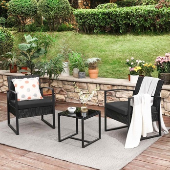 Záhradná zostava SPIRIT čierna 1