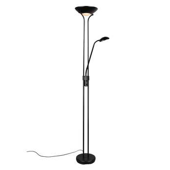 Stojacia LED lampa SPOCK čierna 1