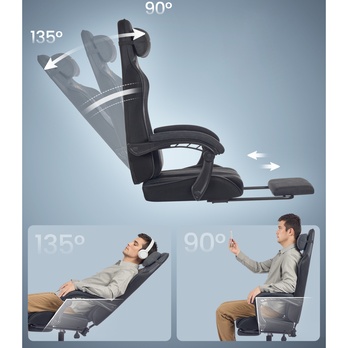 Herné kreslo SPON čierna 2