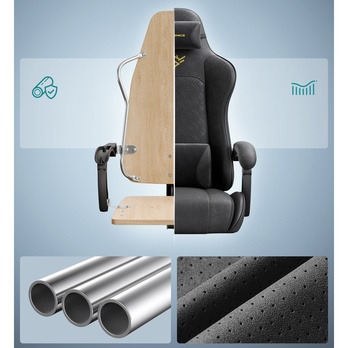 Herné kreslo SPON čierna 4