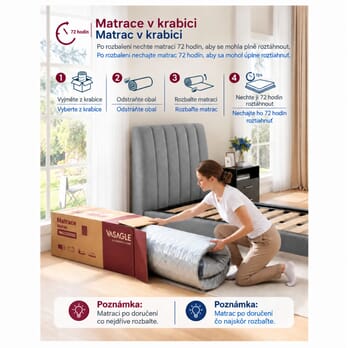 Matrac SPONGE 1 140x200 cm 6