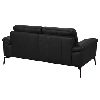 Pohovka SPRING 2-sedák, čierna 2