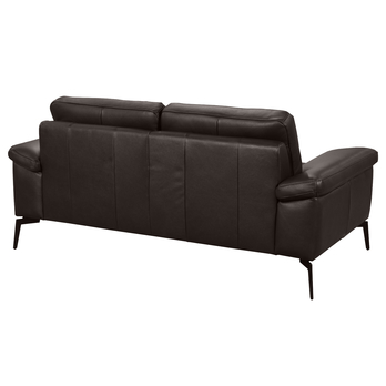 Pohovka SPRING 2-sedák, tmavohnedá 2