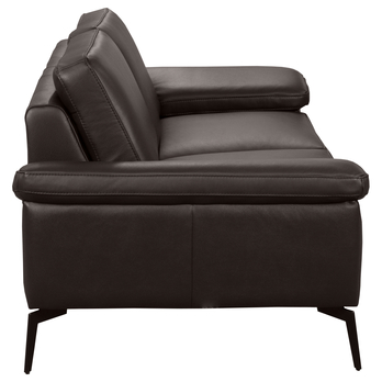 Pohovka SPRING 2-sedák, tmavohnedá 4