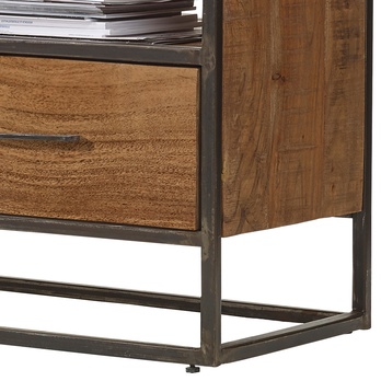 TV stolík SPRING akácia/kov 3