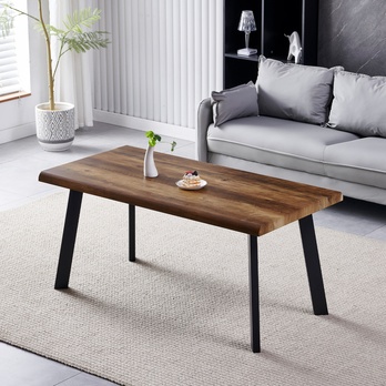 Konferenčný stolík SPYROS staré drevo/čierna 1