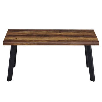 Konferenčný stolík SPYROS staré drevo/čierna 2