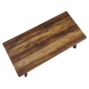 Konferenčný stolík SPYROS staré drevo/čierna 4