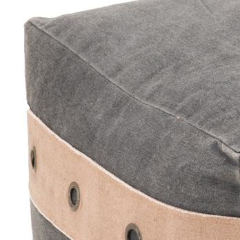 Taburet SQUARE sivá 1