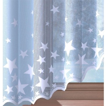Záclona  STARS biela, 320x160 cm 1