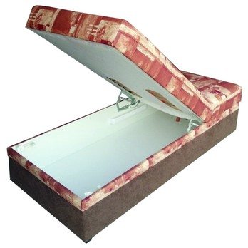 Polohovacia váľanda STEFI hnedá/viacfarebná, 90x200 cm 1