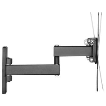 Výsuvný držiak na TV STELL SHO 4530 čierny kov, polohovateľný, 23"-42" 2