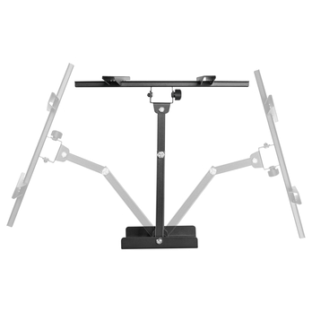Výsuvný držiak na TV STELL SHO 4600 čierny kov, polohovateľný, 32"-55" 2
