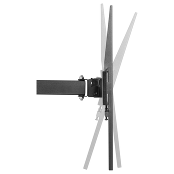 Výsuvný držiak na TV STELL SHO 4600 čierny kov, polohovateľný, 32"-55" 5