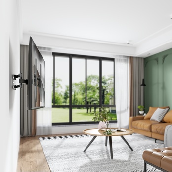 Výsuvný držiak na TV STELL SHO 4600 čierny kov, polohovateľný, 32"-55" 9