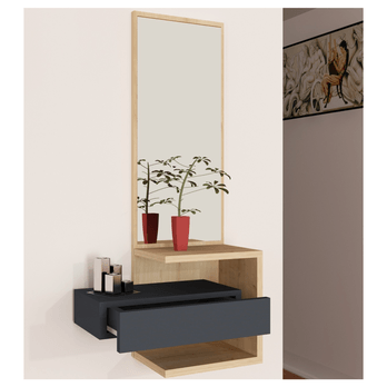 Predsieňová zostava STELLA dub/sivá 2