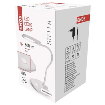 Stolná LED lampa STELLA biela 5