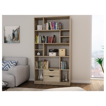 Knihovna STEN 1 dub sonoma 1