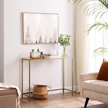 Odkladací stolík STEN I zlatá 1