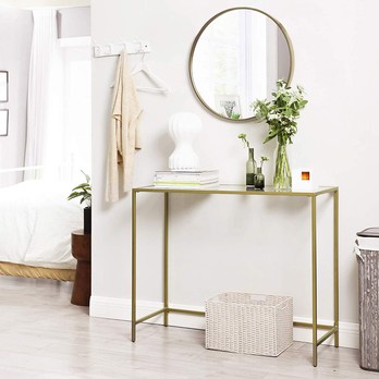 Odkladací stolík STEN I zlatá 3