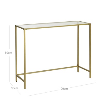 Odkladací stolík STEN I zlatá 5