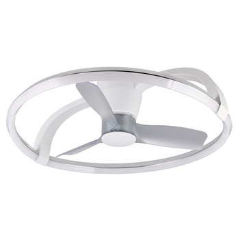 Stropné LED svietidlo s ventilátorom STOCKHOLM biela 2