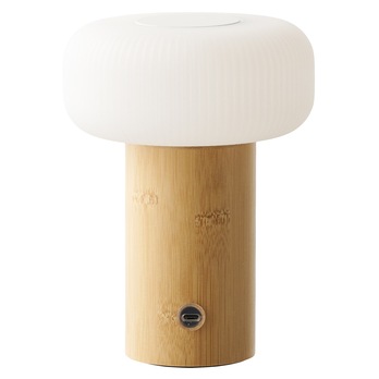 Stolná lampa STOFFURD prírodná/biela 2