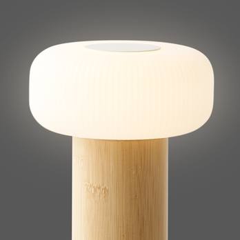 Stolná lampa STOFFURD prírodná/biela 8