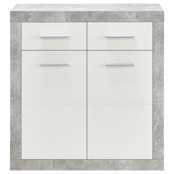 Komoda STONE 5 betón/biela 3