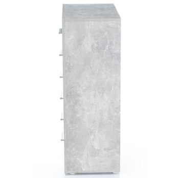 Komoda STONE 6 betón/biela 4