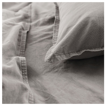 Obliečka STONEWASHED sivá, 40x40 cm 1