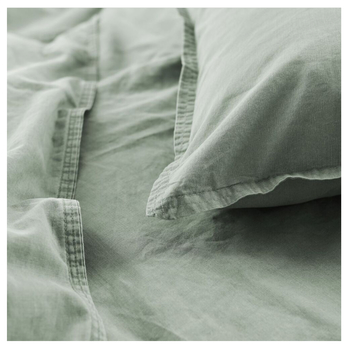 Obliečka STONEWASHED olivová, 40x40 cm 1