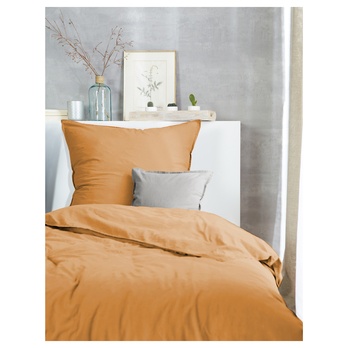 Posteľná bielizeň STONEWASHED medová, 70x90 a 140x200 cm 2