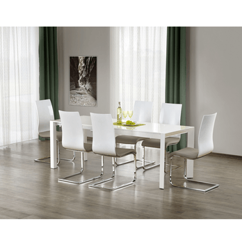 Jedálenský stôl STONFURD XL biela 3