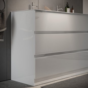 Umývadlová skrinka STOR 4 biela lesklá 3