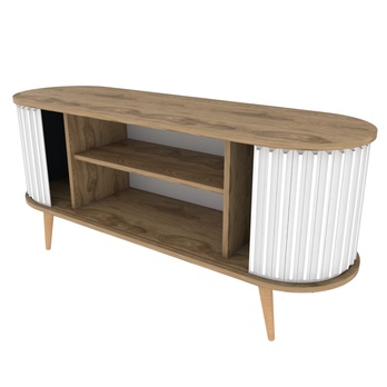 TV komoda STOR dub oud/biela 3