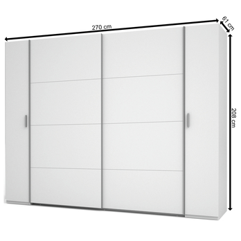 Šatníková skriňa STORE II 20 biela 2