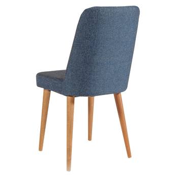 Jedálenská stolička STORMI modrá/borovica atlantic 1