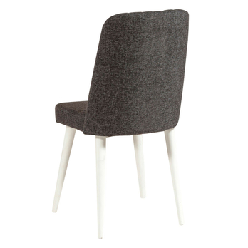 Jedálenská stolička STORMI antracitová/biela 1