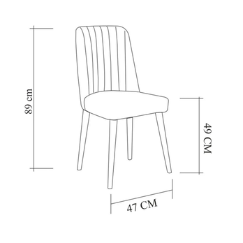 Jedálenská stolička STORMI modrá/borovica atlantic 2