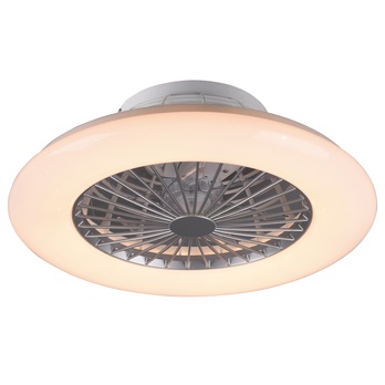 Stropné LED svietidlo s ventilátorom STRALSUND strieborná 4